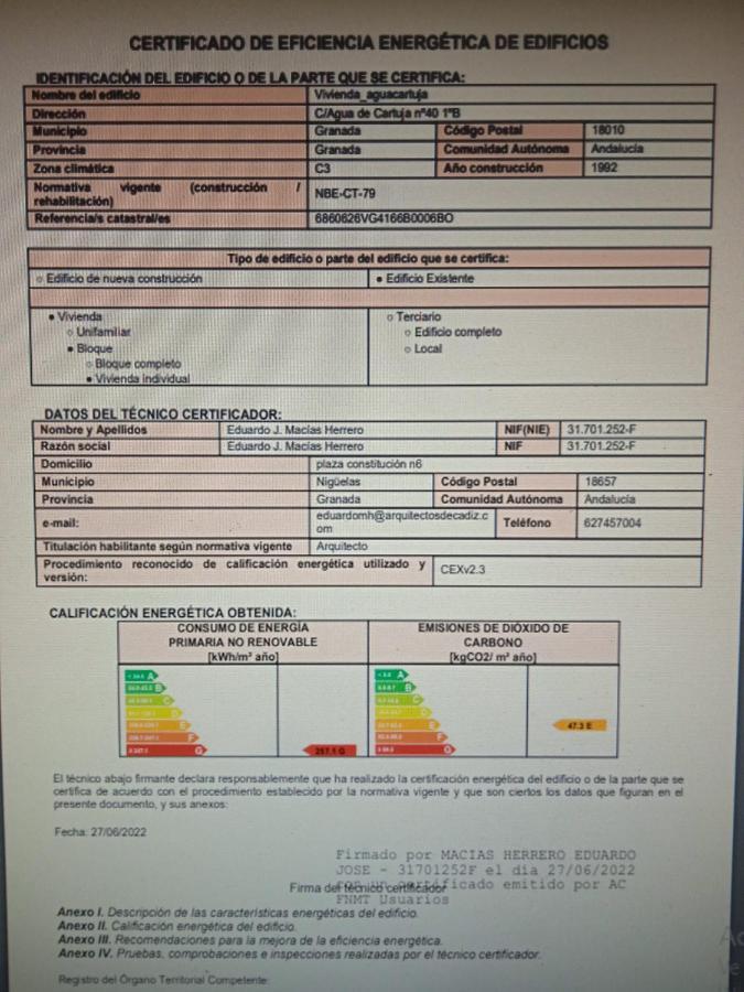 Appartamento Bonito Ap Centrico Patio Wifi Parking Gratis. Granada Esterno foto